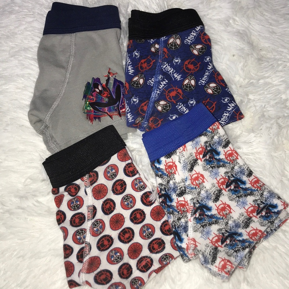 BRAND NEW MILES MORALES SPIDER-MAN 4T UNDERWEAR